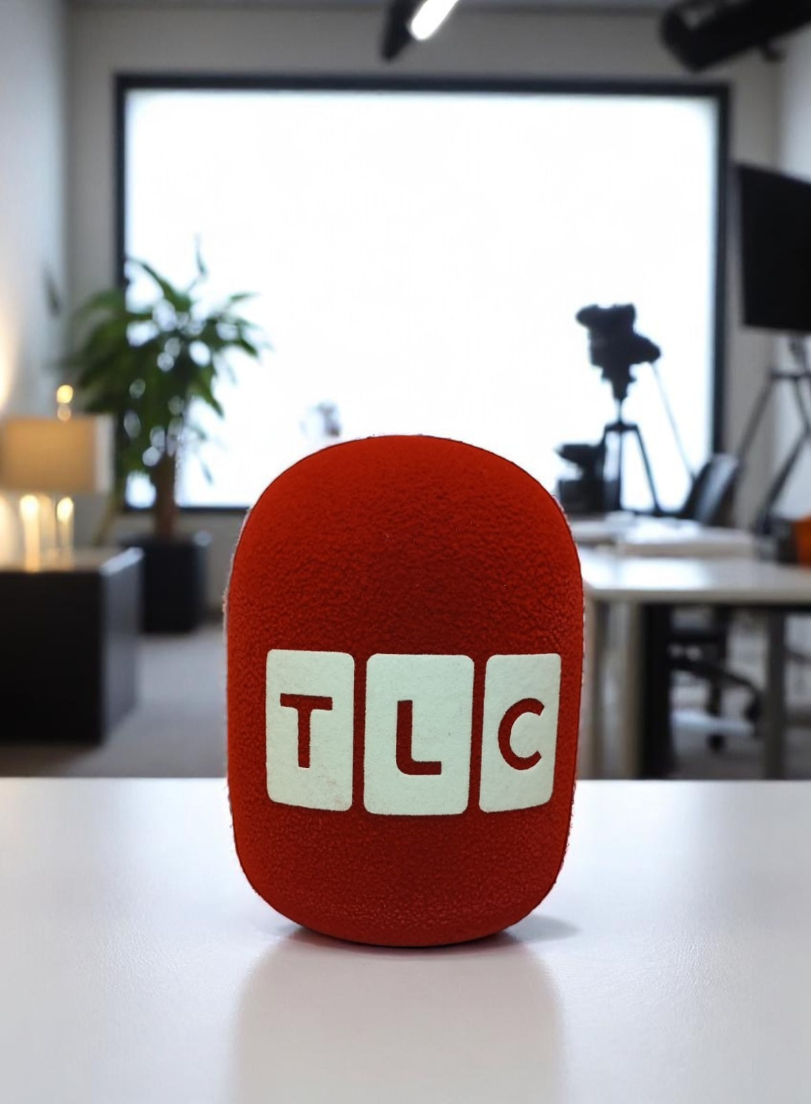 TLC kanalı logo baskılı mikrofon süngeri